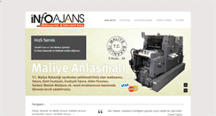 Desktop Screenshot of infoajans.com